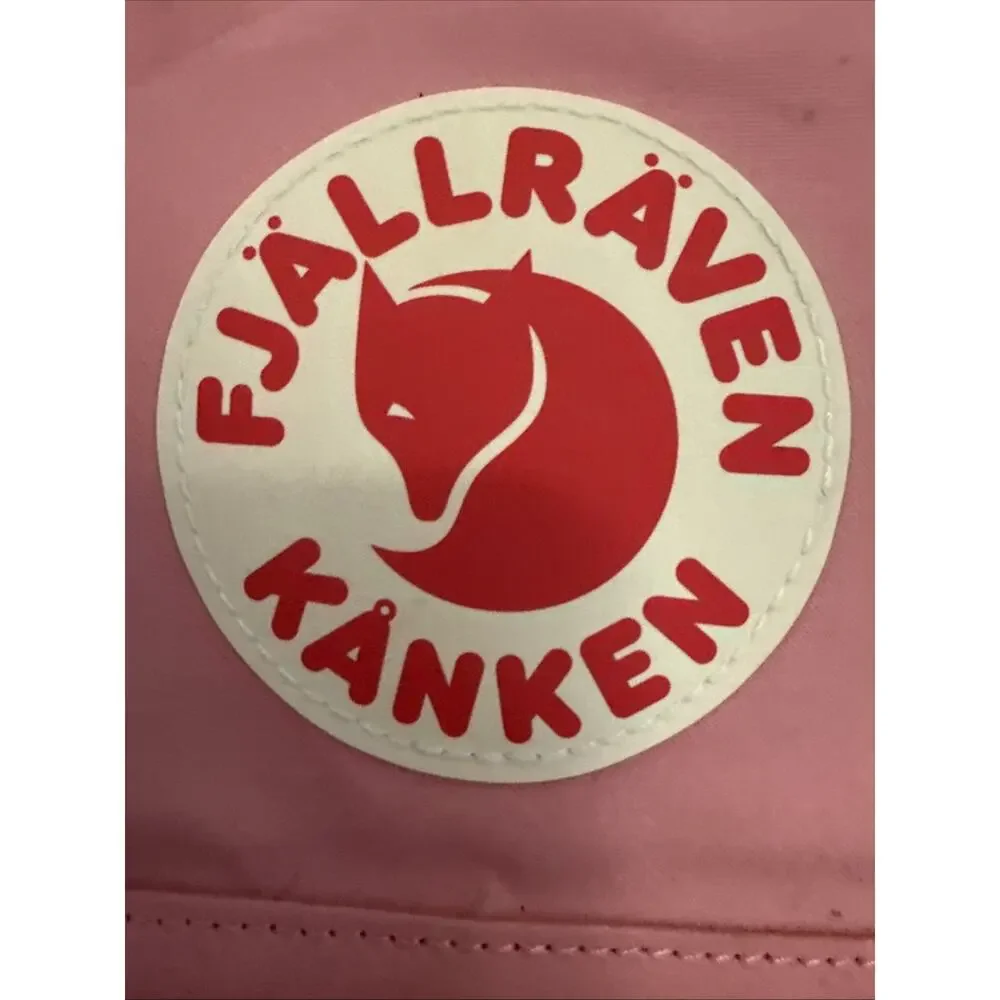 Fjallraven Kanken Mini Backpack Bag Double Handle Pocket Logo Zip Pink